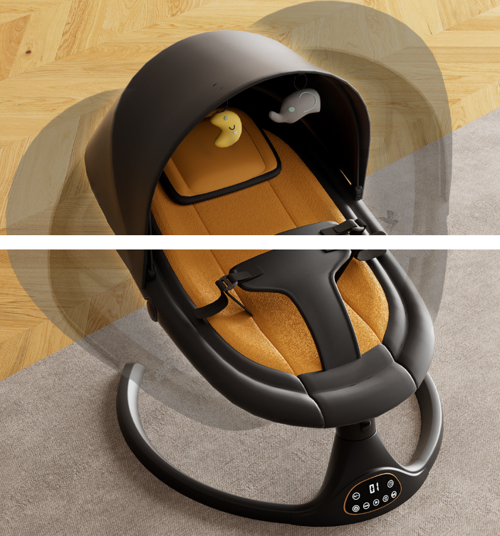 Electric Baby Bouncer Swing with Bluetooth Audio | Remote Control