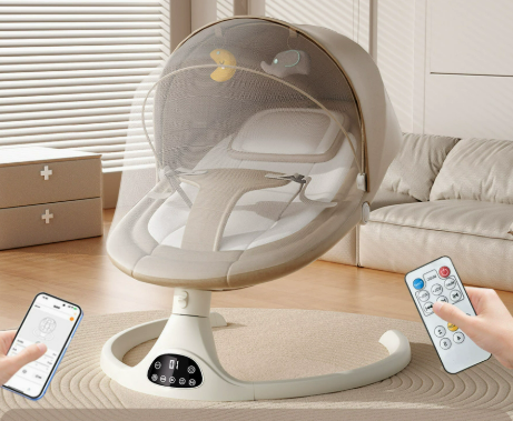 Electric Baby Bouncer Swing with Bluetooth Audio | Remote Control