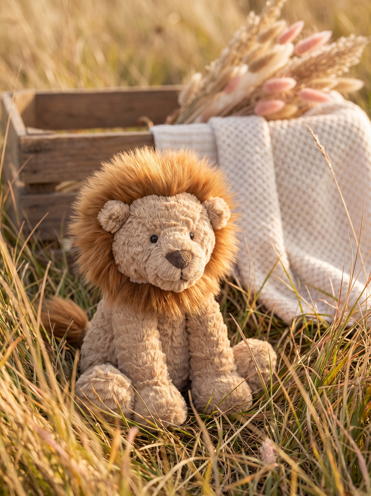 Lion Plush Toy lifestyle scene