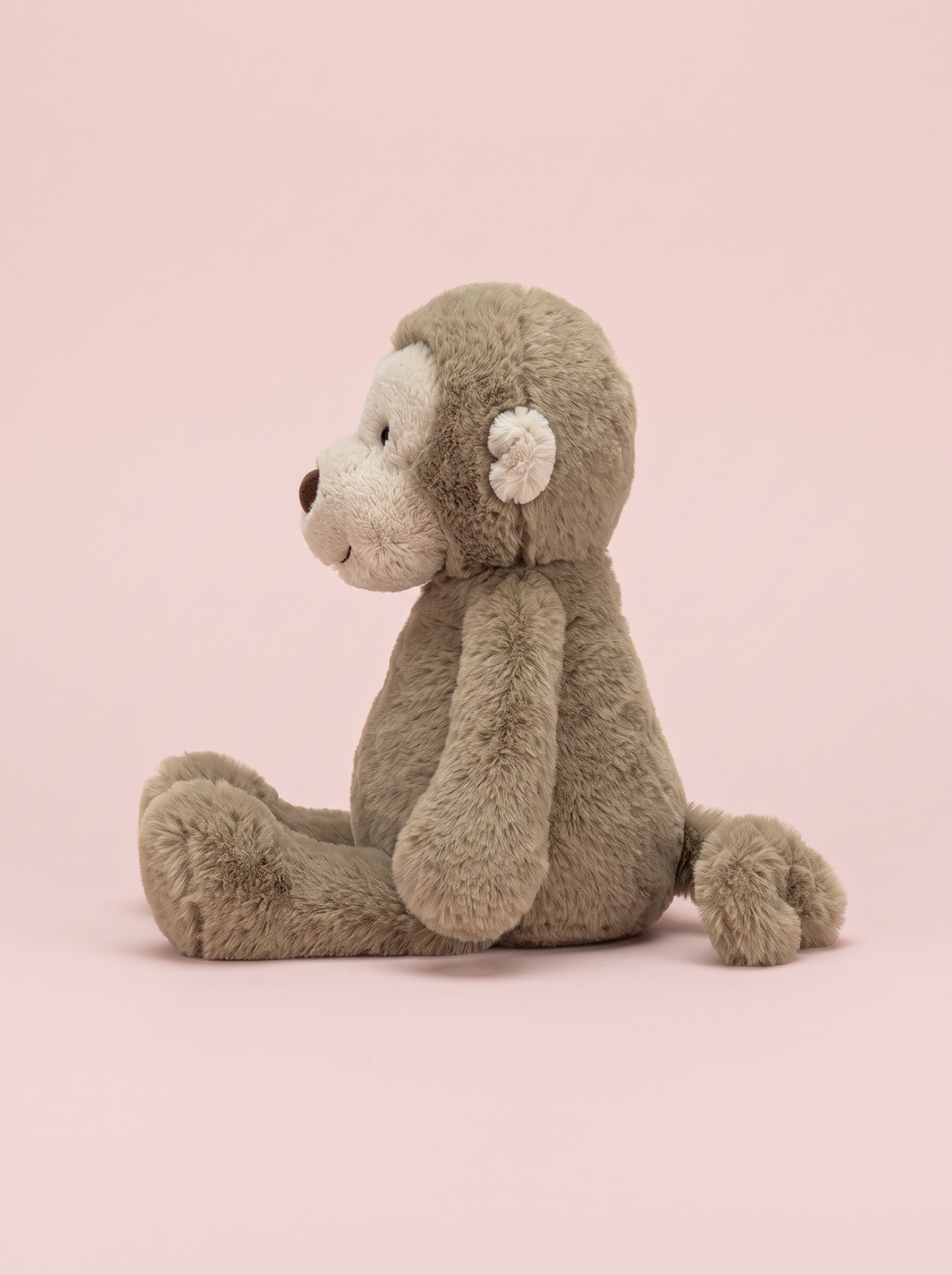 Monkey Plush Toy alternate studio view