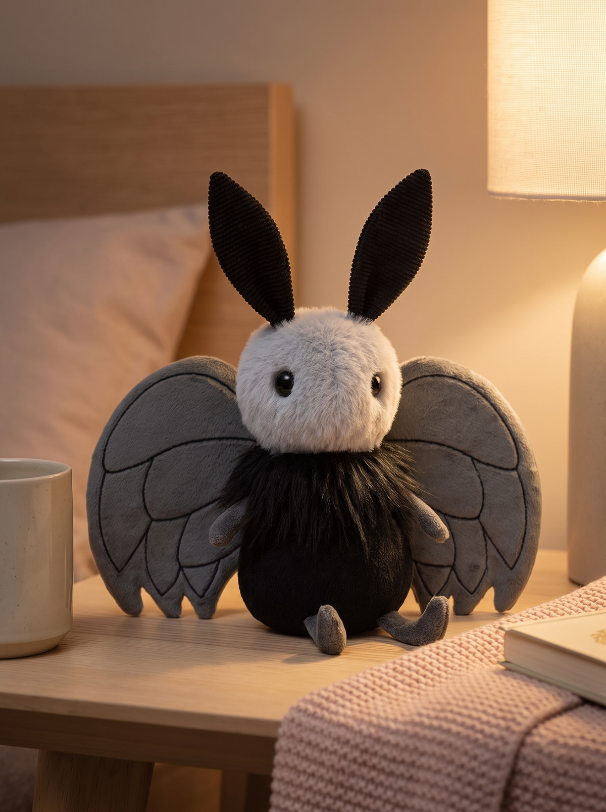 Moth Plush Toy lifestyle scene