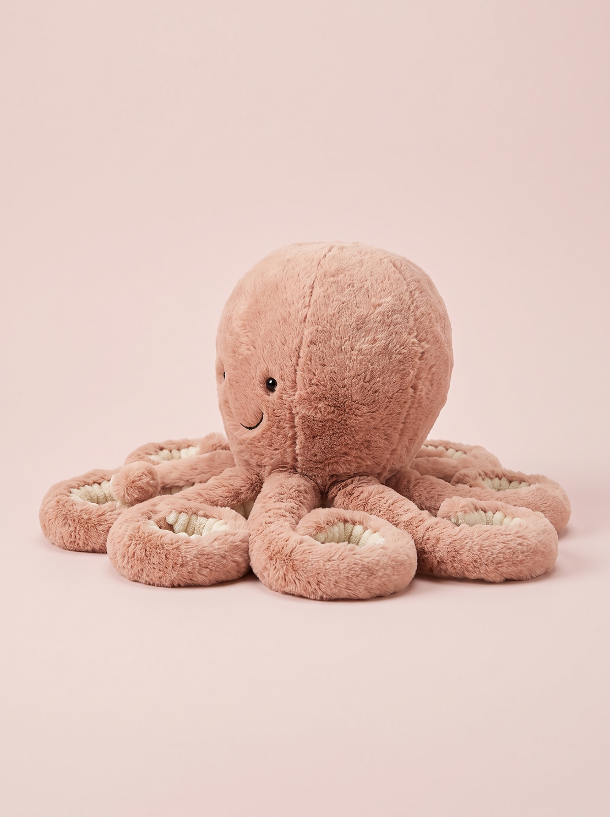 Octopus Plush Toy angled studio view