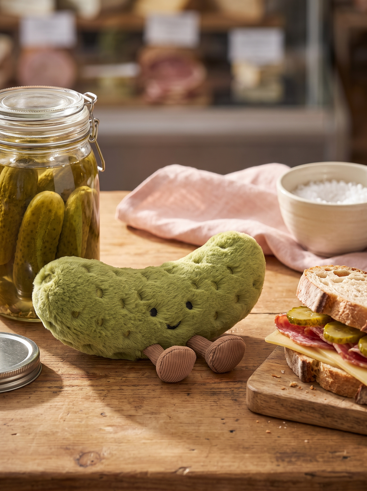 Pickle Plush Toy lifestyle scene