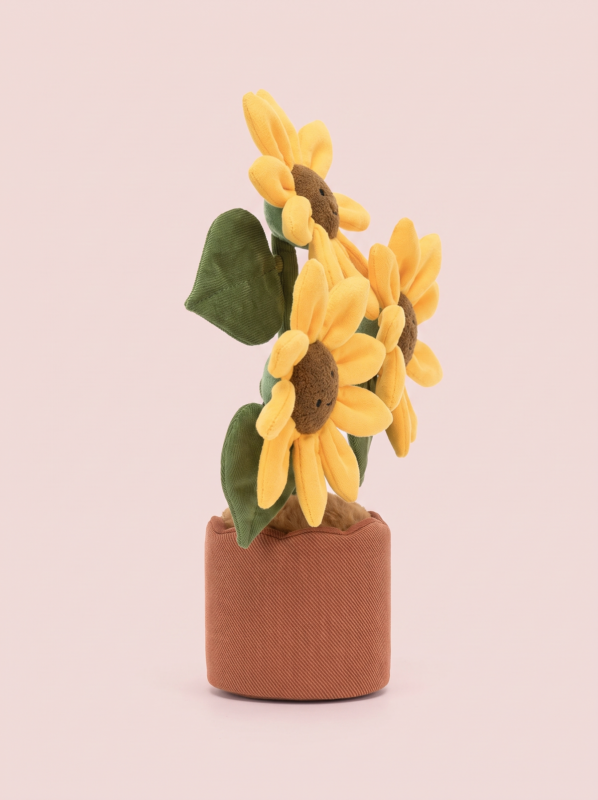Potted Sunflower Plush Toy alternate studio view
