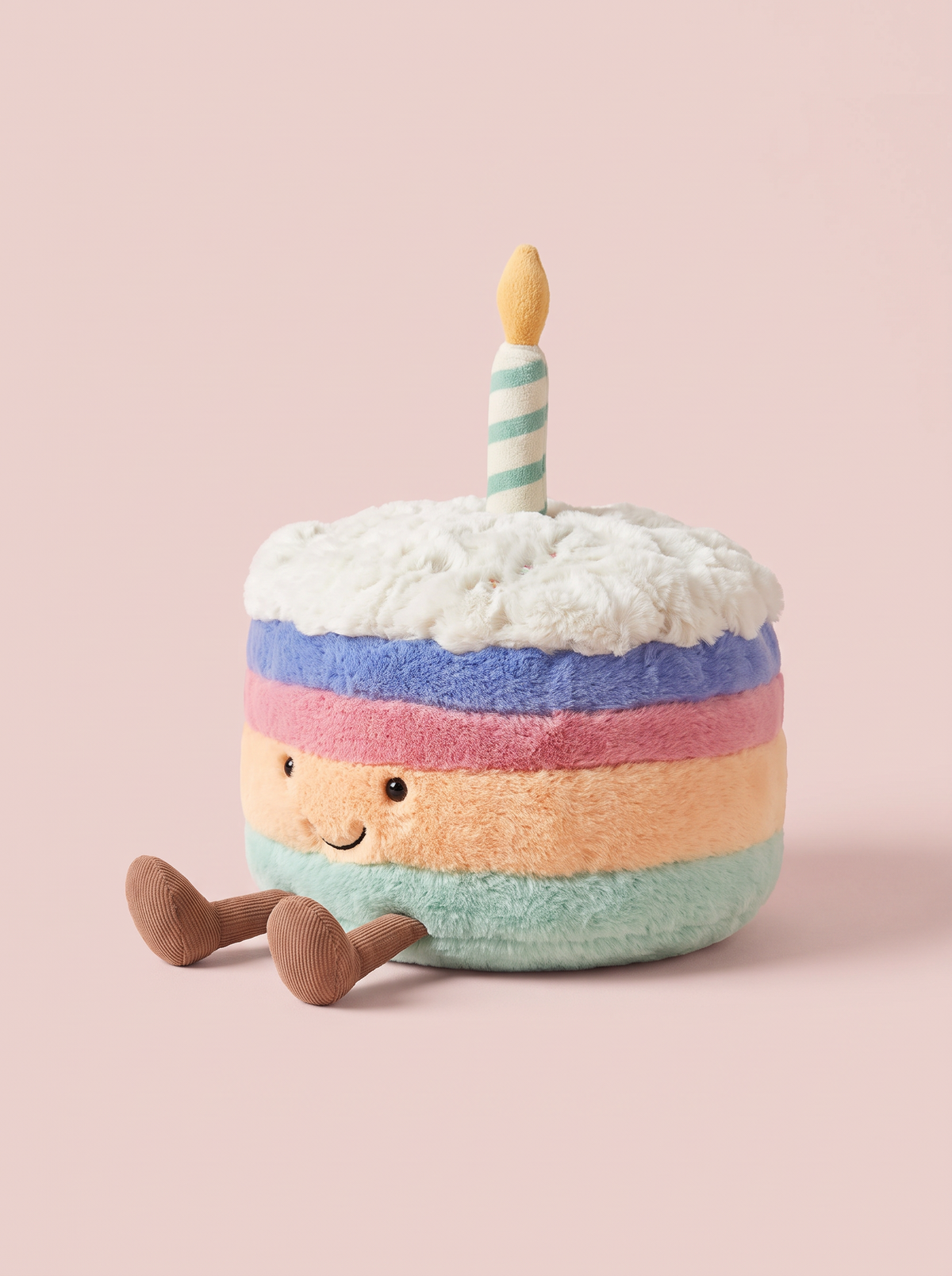 Rainbow Birthday Cake Plush Toy alternate studio view