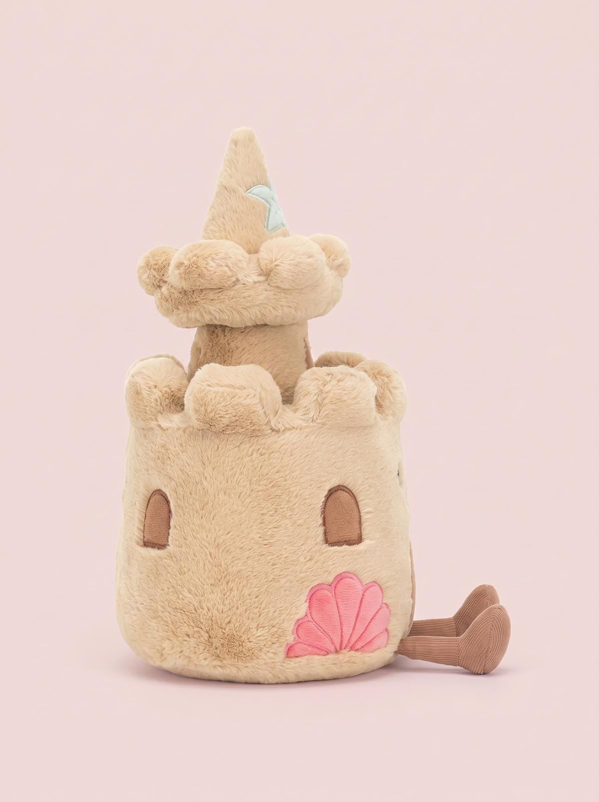 Sandcastle Plush Toy alternate studio view