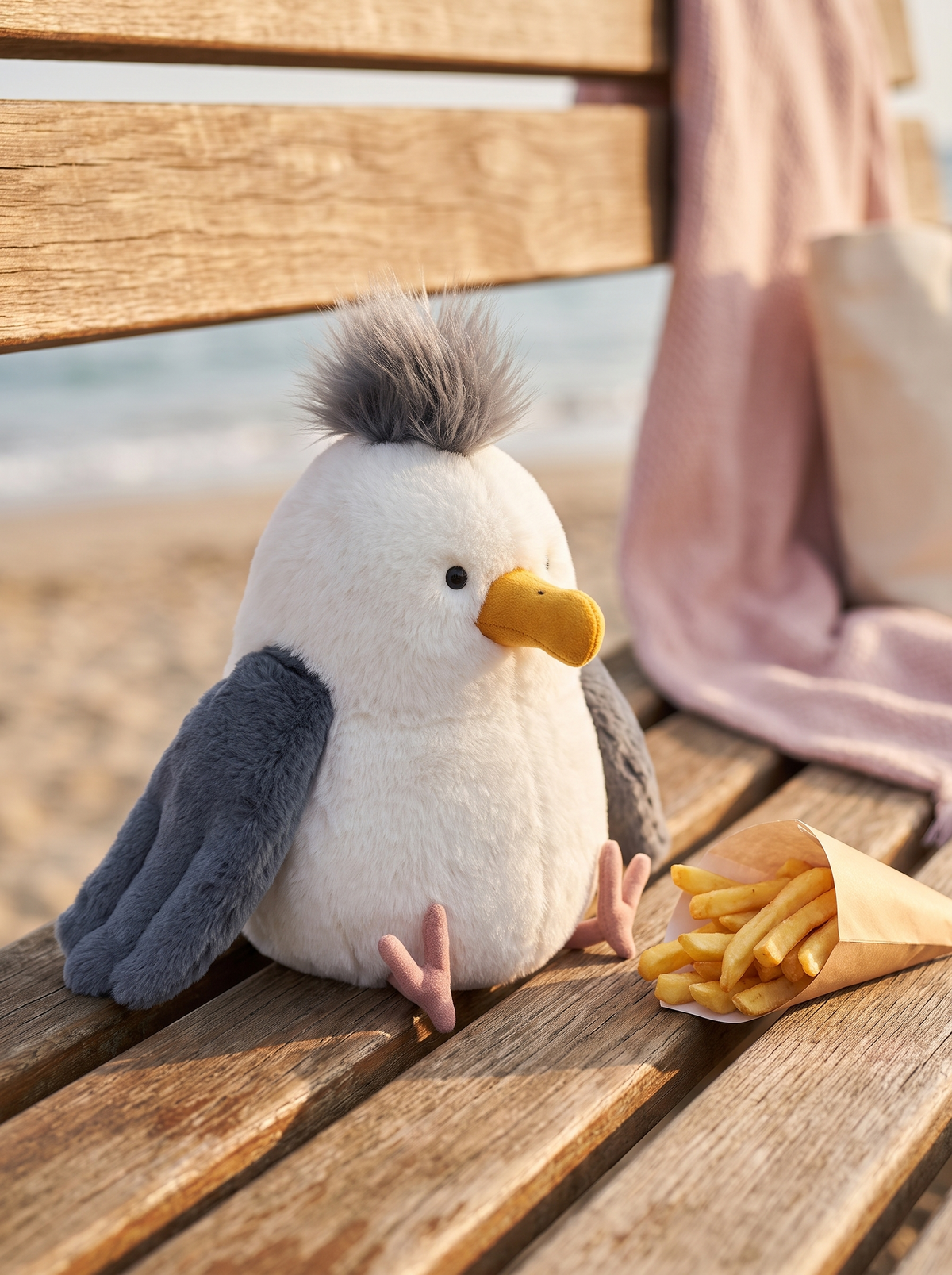Seagull Plush Toy lifestyle scene