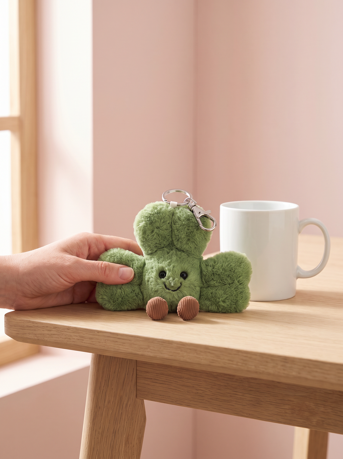 Shamrock Plush Bag Charm