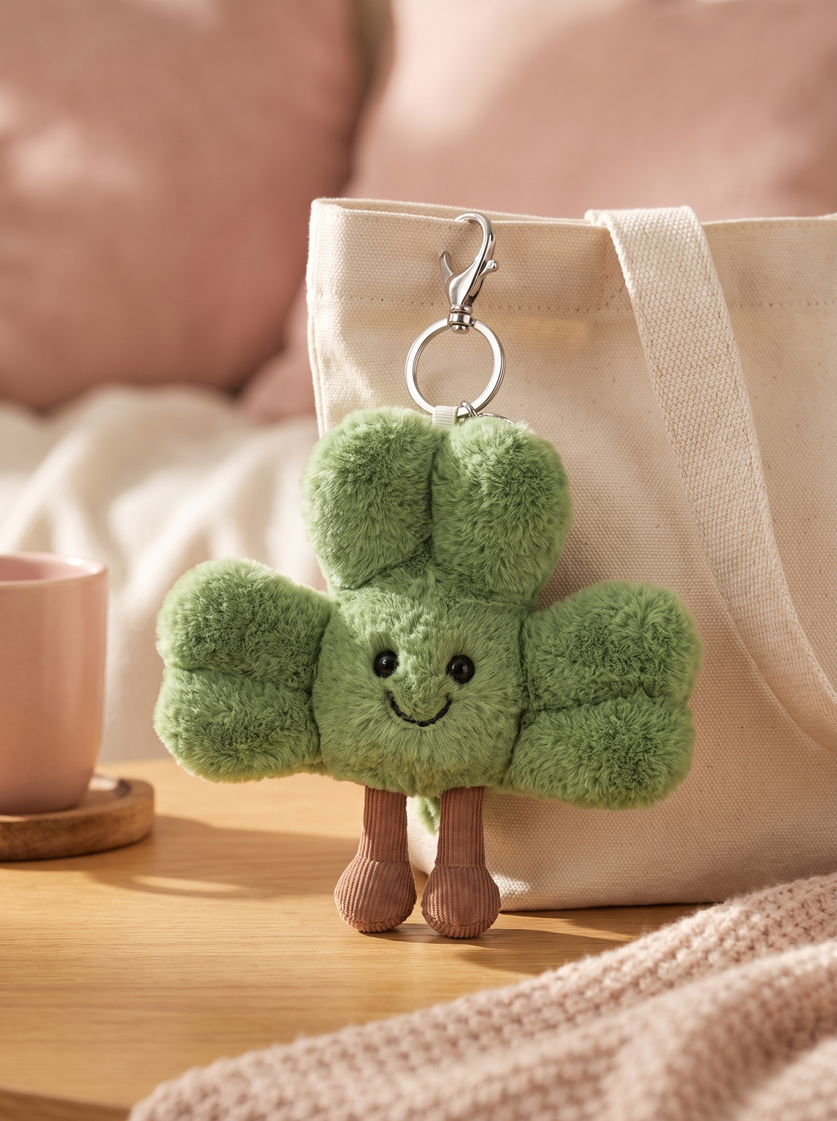 Shamrock Plush Bag Charm