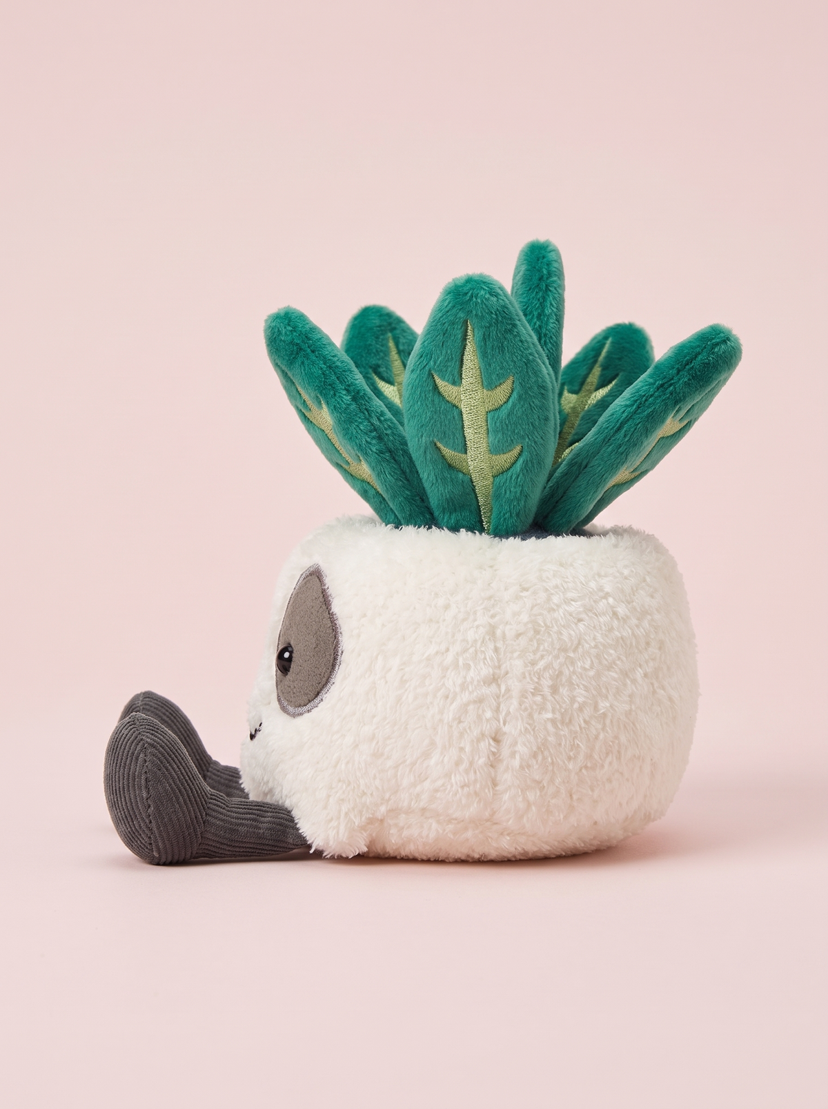 Skull Plant Pot Plush Toy alternate studio view