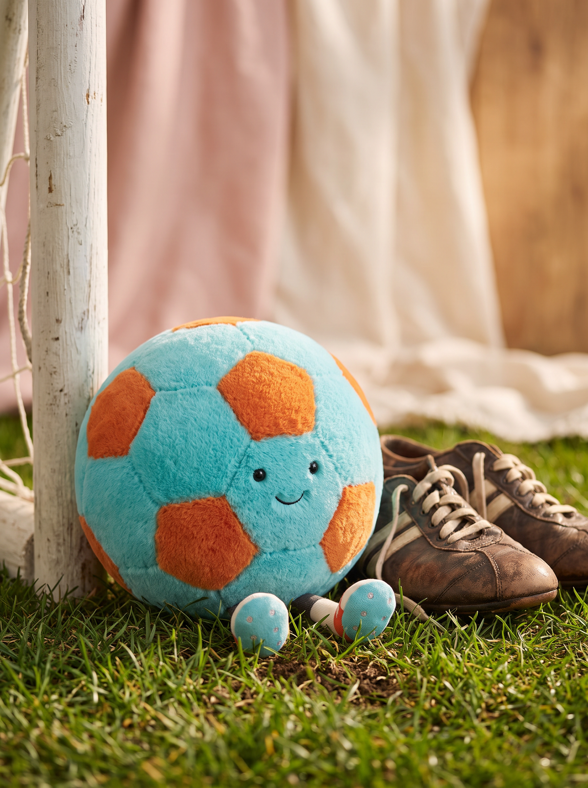 Soccer Ball Plush Toy lifestyle scene