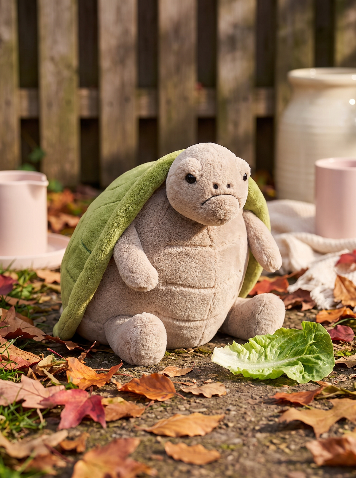 Tortoise Plush Toy lifestyle scene