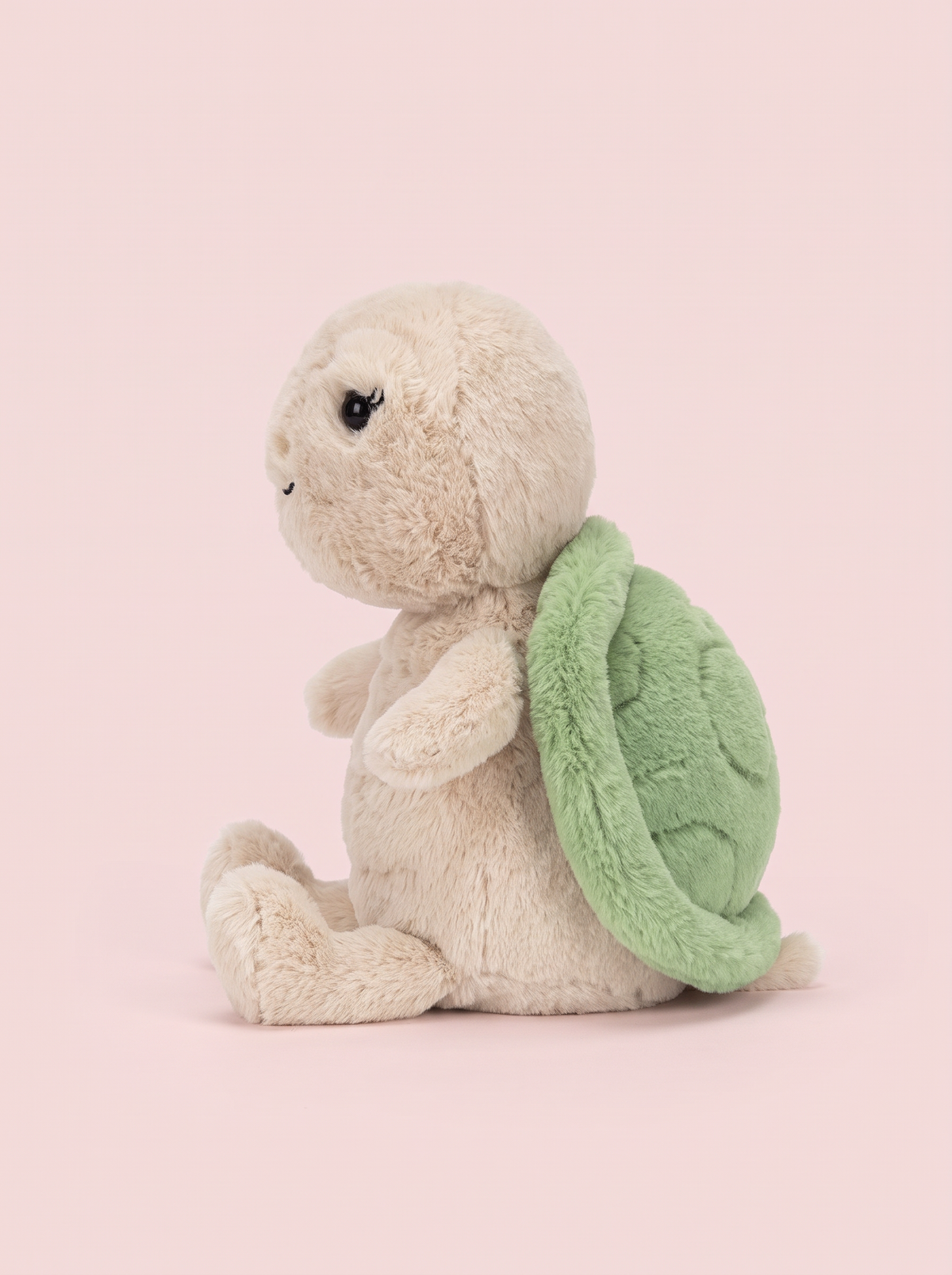 Turtle Plush Toy angled studio view