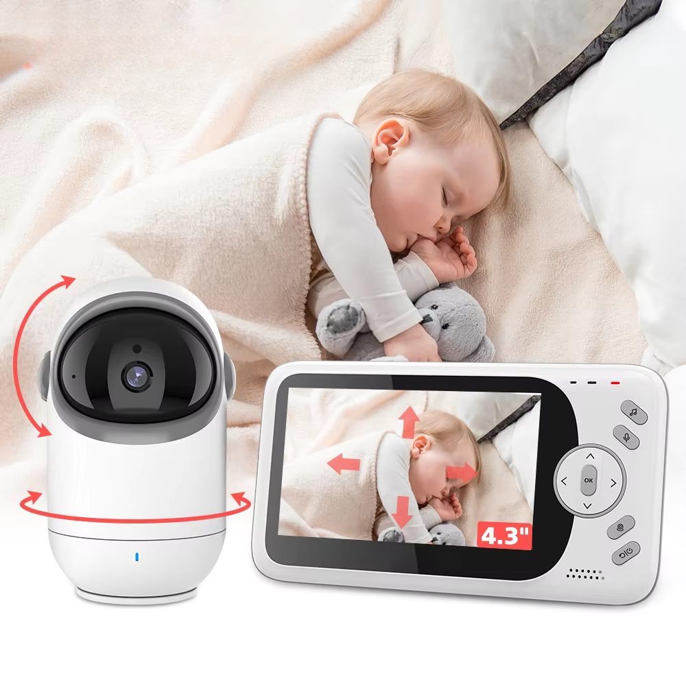 Video Baby Monitor 4.3 Inch Display | Two Way Audio