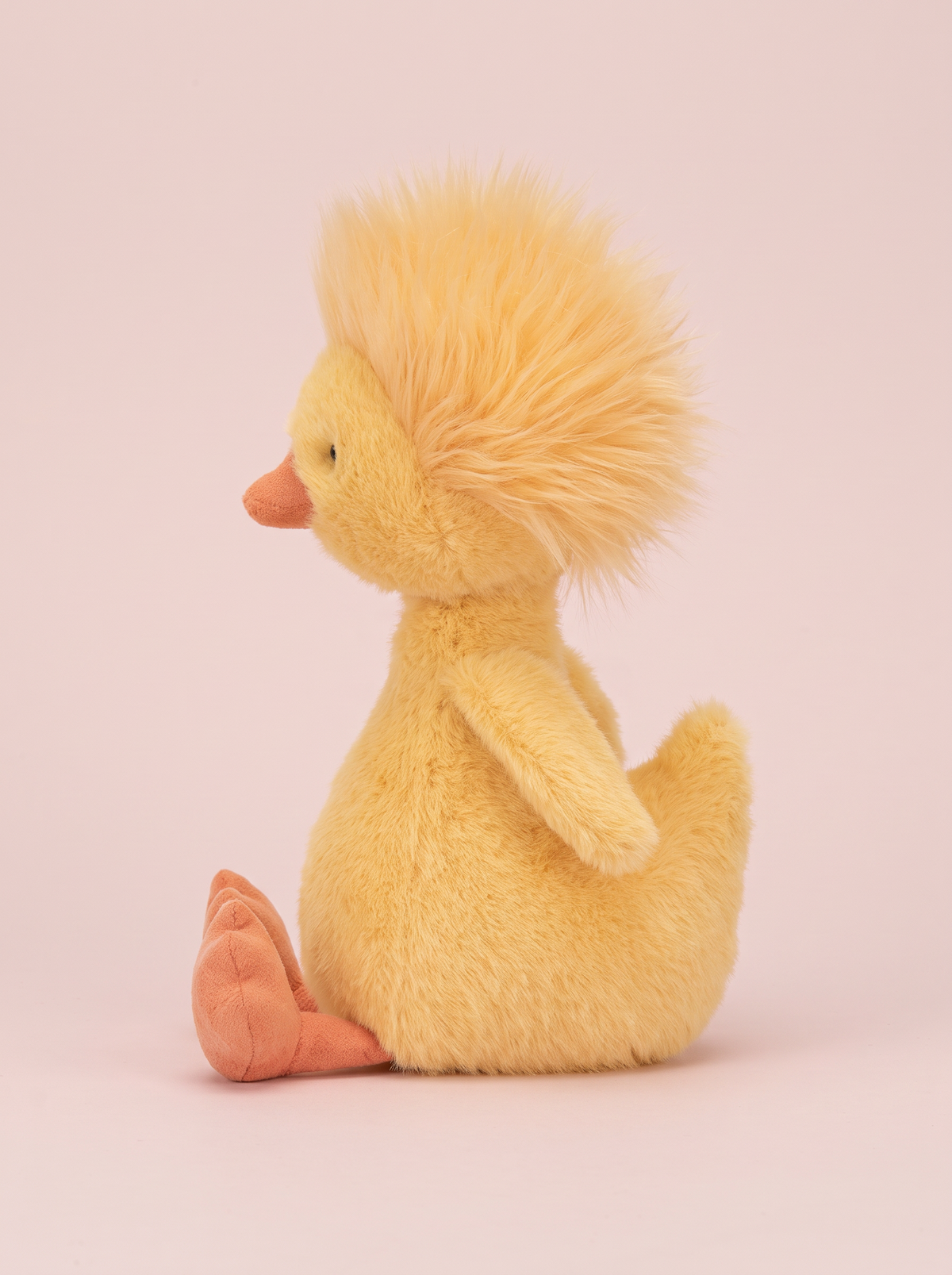 Yellow Duckling Plush Toy alternate studio view